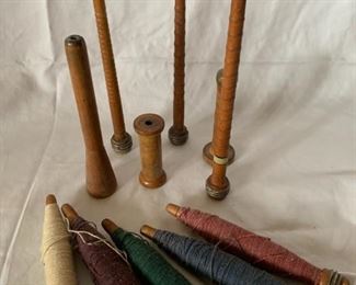 Primitive thread and spools