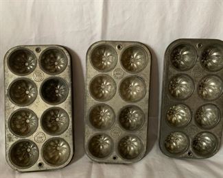 Vintage baking pans, muffin or other