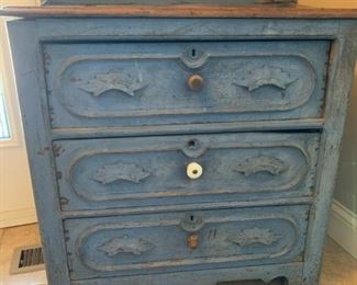 Old painted dresser