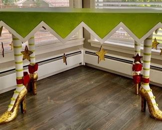 2nd Dept 56 Krinkles Christmas table.  Approximately 2 x 4.  Excellent condition.