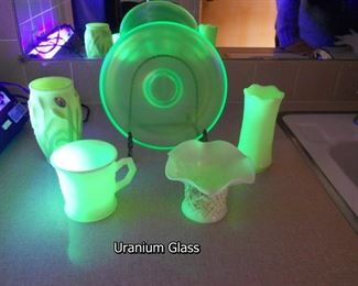 Uranium glass, more than shown