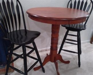 Bistro table and chairs