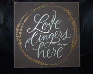 WOOD SIGN - HOME DECOR