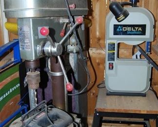 DRILL PRESS AND BAND SAW