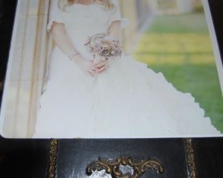 WEDDING DRESS - SEALED AND PRESERVED - APPROX. SIZE 8/10