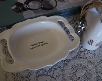 VEGGIE BOWL, HAND MIXER