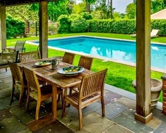 Teak Extending Table