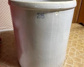 25 Gallon Antique Crock $60
