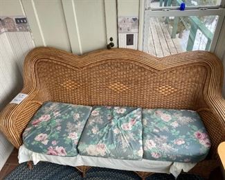 Unique Wicker Couch $300