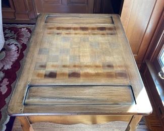 Roche BoBois game table with two drawers. Photo 4 of 5.