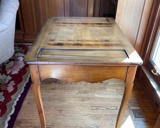 Roche BoBois game table with two drawers. Photo 2 of 5.