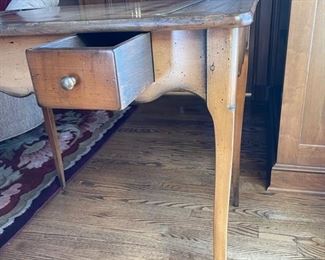 Roche BoBois game table with two drawers. Photo 3 of 5.