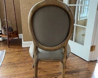 Set of 6 Roche BoBois Dining Chairs upholstered in Cataloochee Fabric. Photo 4 of 4.