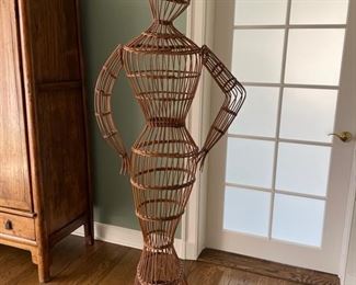 Wood Mannequin Sculpture.