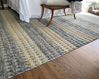 Modern carpet purchased from Rouzati Rugs. Measures 10' x 14'. Photo 1 of 2.