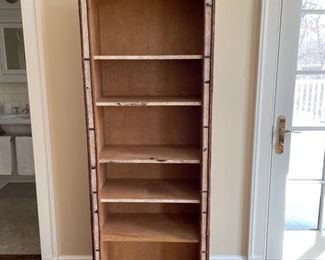 6-shelf bookshelf with birch wood veneer. Measures 24" W x 12.5" D x 6' H. Photo 1 of 3.