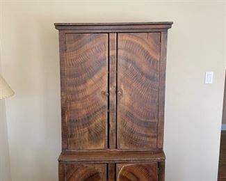Stepback Cupboard Circa 1850-1860. Measures 36.5" W x 16" W x 73" H. Photo 1 of 4.