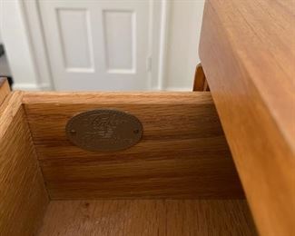 Baker Chest on Chest Circa 1991. Measures 44" W x 24" D x54" H. Photo 3 of 4.