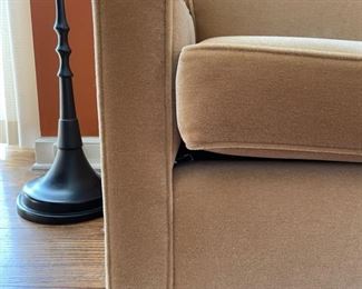 Todd Hase Josephine Sofa upholstered in Donghia "Monarch Mohair." 2 available. First measures 80" W x 31" D x 34" seat height. The second measures 70" W x 31" D x 34" H seat height. Photo 2 of 4.