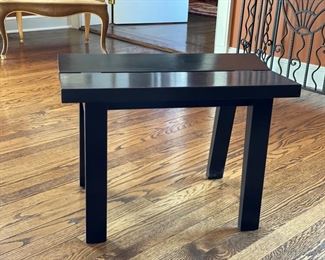 Harvest Bench Finished in Black Brown - 2 available. Photo 1 of 2.