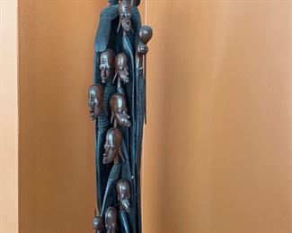 Kenyan Wood Sculpture. Photo 2 of 4.