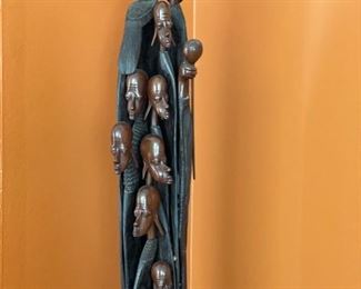 Kenyan Wood Sculpture. Photo 3 of 4.