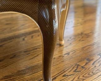 Louis XV Genovesse Fauteuil Chairs in Half Combed Finish - 2 available. Photo 5 of 5.