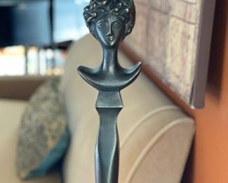 Colette Floor Lamp: 2 available. One in Matte Black Finish the other in Bronze Finish. Photo 2 of 3.