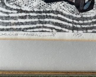 Woodcut. Signed and numbered. Photo 2 of 4.