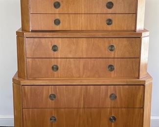 Baker Chest on Chest Circa 1991. Measures 44" W x 24" D x54" H. Photo 1 of 4.