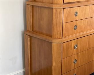 Baker Chest on Chest Circa 1991. Measures 44" W x 24" D x54" H. Photo 2 of 4.