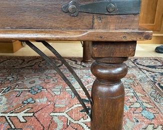 Cocktail table. Measures 31" W x 34" D x 28" H. Photo 3 of 3.