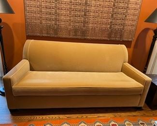 Todd Hase Josephine Sofa upholstered in Donghia "Monarch Mohair." 2 available. First measures 80" W x 31" D x 34" seat height. The second measures 70" W x 31" D x 34" H seat height. Photo 1 of 4.