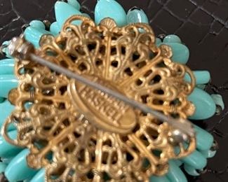 Miriam Haskell Earring and Pin Set. Photo 1 of 2.