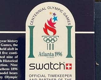 Centennial Olympic Games Swatch Watch Collection. Photo 1 of 5.
