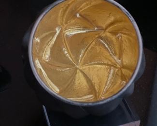 Collection of Silver & Gold lined decorative orbs. Photo 5 of 5.