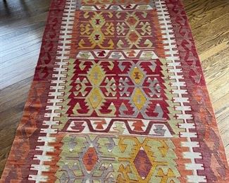 Antique runner from Istanbul. Photo 1 of 4.