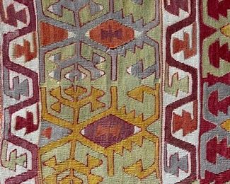 Antique runner from Istanbul. Photo 3 of 4.