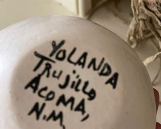 Yolanda Trujillo, Acoma, New Mexico Pottery. Photo 2 of 2.