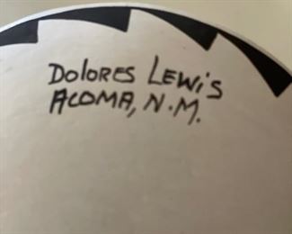 Dolores Lewis, Acoma, New Mexico Pottery. Photo 2 of 2.
