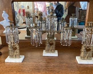 . . . some nice crystal candle holders