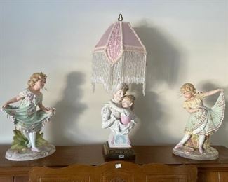 . . . nice figurines and lamp