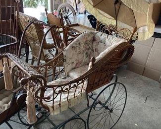 . . . one of many Victorian baby carriages