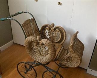 . . . a great wicker baby buggy
