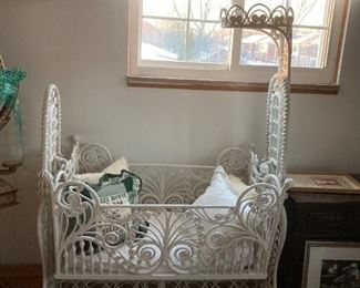 . . . a wicker cradle