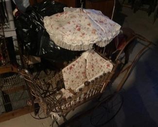 . . .  another wicker baby buggy
