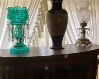 . . . nice vase and candle holders