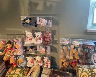 . . . there are a ton of stuffed animals, including Beanie Babies