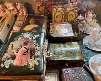 . . . this is the best collection of Victorian photo albums and jewelry boxes I have ever witnessed