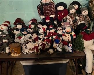 . . . a snowman collection